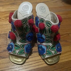 tory burch mules sz 7.5